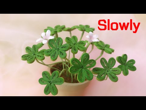 ABC TV | How To Make  Oxalis Plant Paper (Slowly) | Quilling Paper - Craft Tutorial
