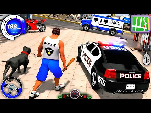 Police Car Chase Simulator 3D - Real Cop Simulator Gang War Gameplay