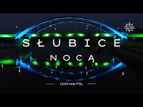 SŁUBICE | MOST MIEJSKI | Noc | 4K