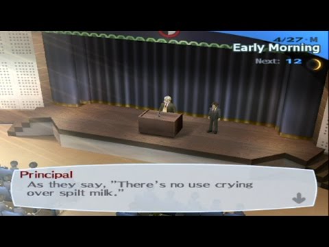 Persona 3 FES Max Social Links: 4/26 and 4/27 - School goes Downhill
