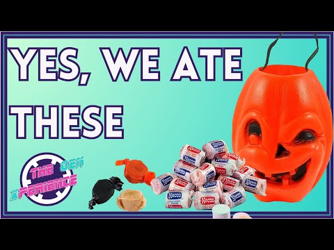 SCRUMPTIOUS Vintage Halloween Candy that CONFUSES Today's Trick or Treaters | 70s Candy WE ATE UP