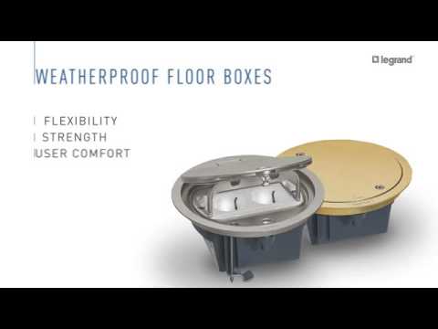 Video Cadru Doza pardoseala 4 module IP66 otel inoxidabil