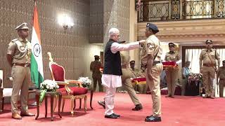 09.10.2026 : Governor presents Police Medals to 103 Police Officers, Personnel at Investiture Ceremony