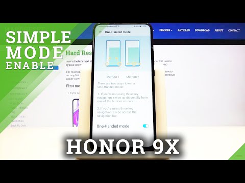 How to Activate One-Handed Mode in Honor 9X - Resize Android Display