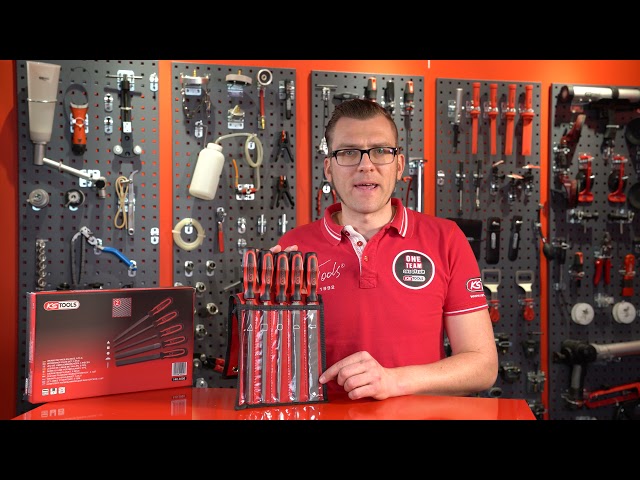 Video Teaser für KS TOOLS 140.3000 Werkstattfeilen-Satz 5-tlg