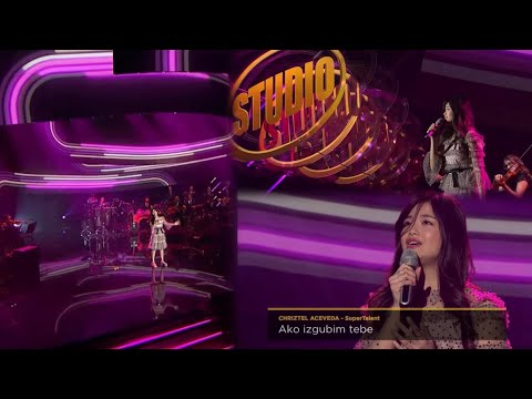 Ako Izgubim Tebe - Chriztel Aceveda at Zlatni (Golden) Studio Awards LIVE full performance
