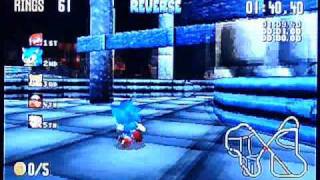 Sonic R on Sega Saturn. Gameplay & Commentary