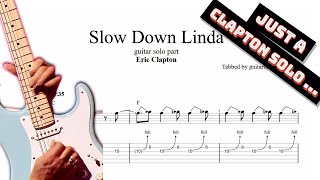 Slow Down Linda solo TAB - electric guitar solo tabs (PDF + Guitar Pro)