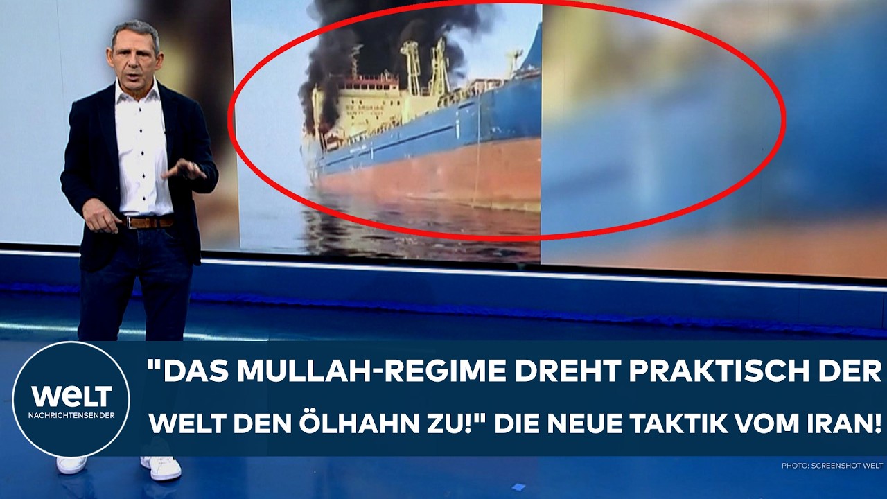 IRAN: Attacke - mit einem klaren Ziel! "Das ist ein Angriff auf einen Öltanker, der dort brennt!"