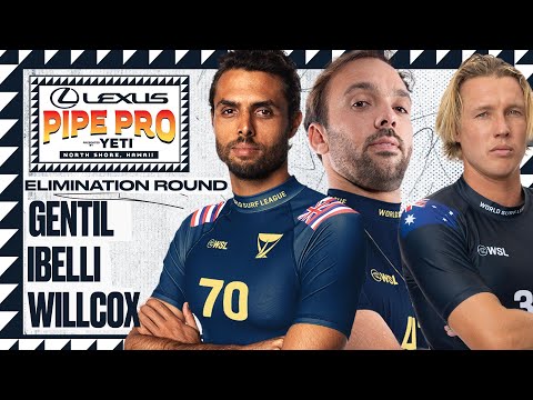 Ian Gentil, Caio Ibelli, Jacob Willcox | Lexus Pipe Pro presented by YETI 2024 - Elimination Round