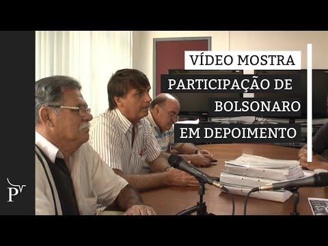Vídeo mostra participação de Bolsonaro em depoimento sobre atentado a bomba no Riocentro