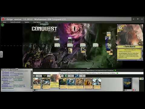 40k Conquest on OCTGN -  Ragnar Blackmane vs Grigory Maksim