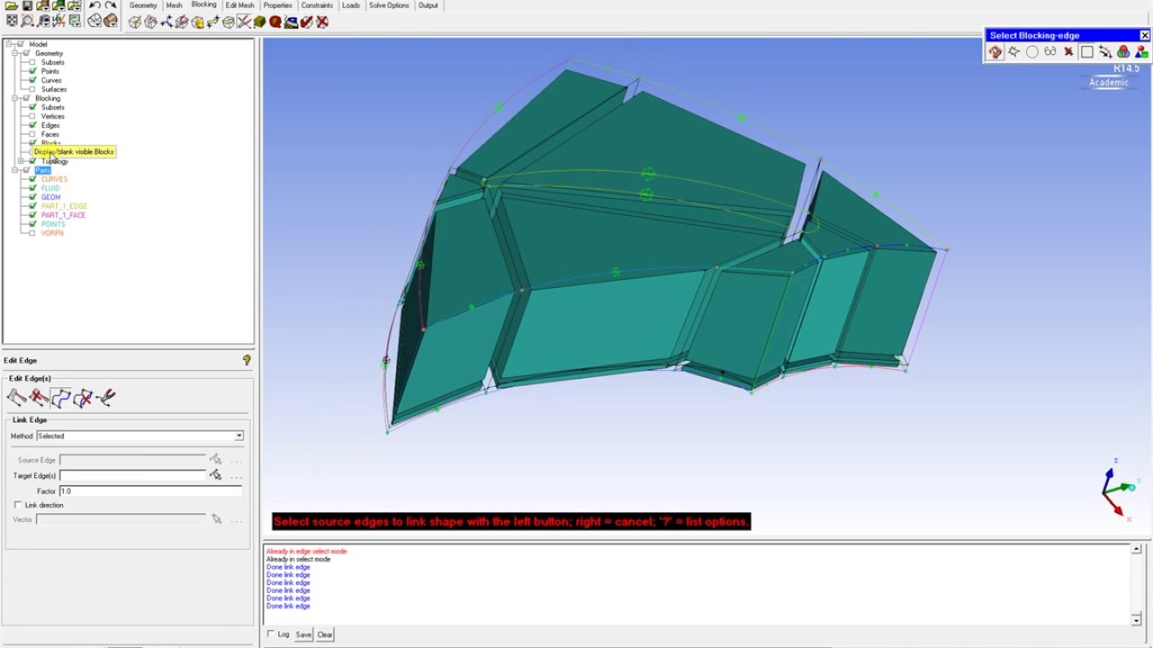 Structured HEXA meshing using Ansys ICEM CFD Part 1