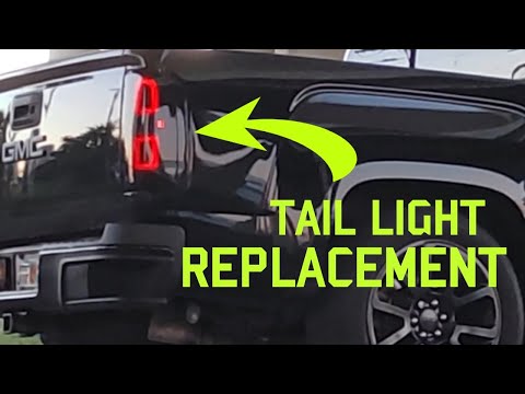 2015+ GMC Canyon Tail Light Removal / Replacement || After Market SMOKED Lights Install