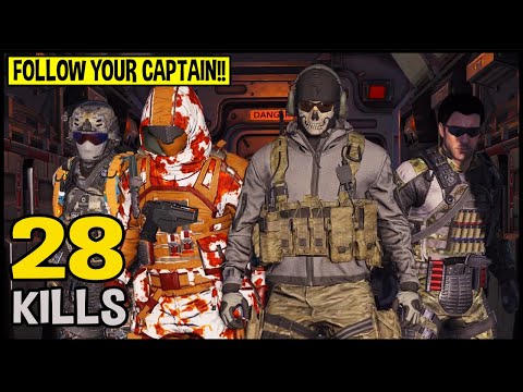 FOLLOW YOUR CAPTAIN!! - 28 KILLS - CALL OF DUTY MOBILE BATTLE ROYALE FPP