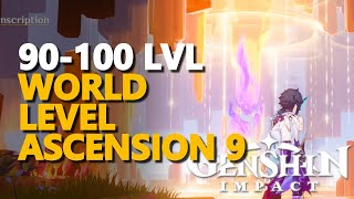 Download lagu World Level Ascension 9 90-100 lvl Genshin Impact Quest mp3