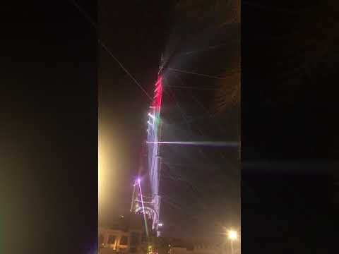 Burj Khalifa, Downtown Dubai, LIGHT UP 2018. Best laser show! Year of ZAYED! New world record!Watch!