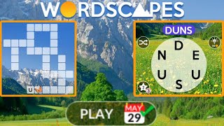 Wordscapes Daily Puzzle May 29, 2023