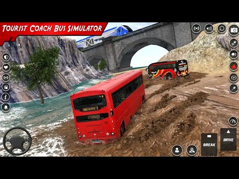 Euro uphill bus simulator game / Indian bus uphill bus games 3d / ultimate off-road simulator game