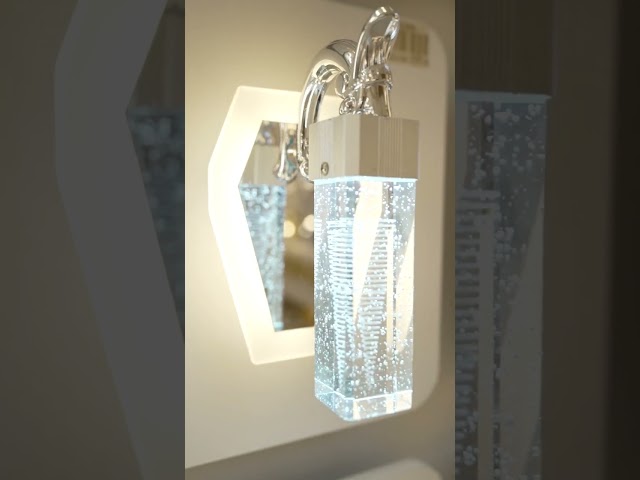 Classic single wall chandelier with light base