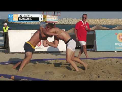 BRONZE Men's BW - 80 kg: L. MICHAELSON (USA) v. A. GIACOMAZZI (FRA)