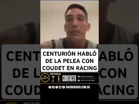 Ricardo Centurión se refirió a la pelea que tuvo con el Chacho Coudet cuando estaban en Racing