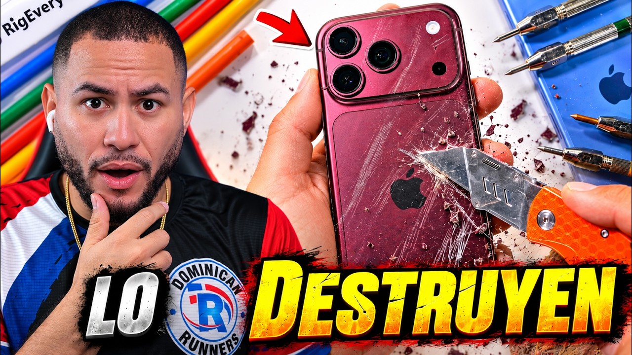 REACCION Prueba de durabilidad del iPhone 18 Pro: ¡Momento perfecto!