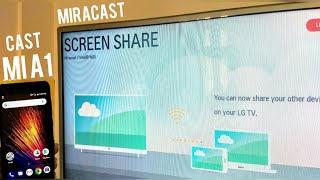 Mi A1 Screen mirroring cast screen