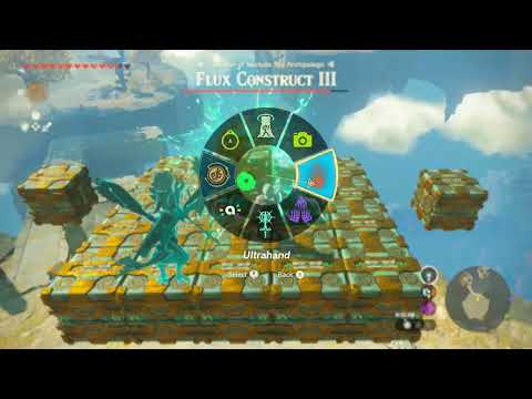 Flux Construct III (3) fight - Guardian of Necluda Sky Archipelago - Tears of the Kingdom