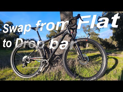 MTB flat bar to drop bar conversion