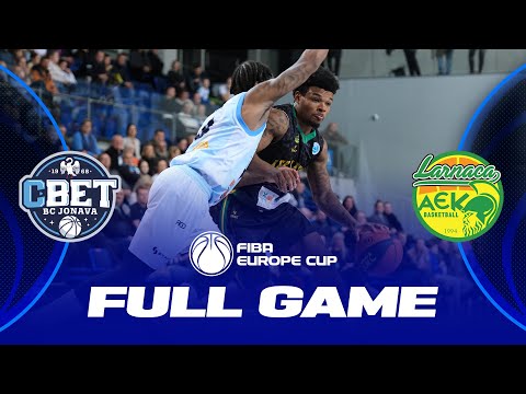Jonava CBet v Petrolina AEK | Full Basketball Game | FIBA Europe Cup 2023-24