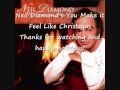 Neil Diamond You Make it Feel Like Christmas (with video lyrics)