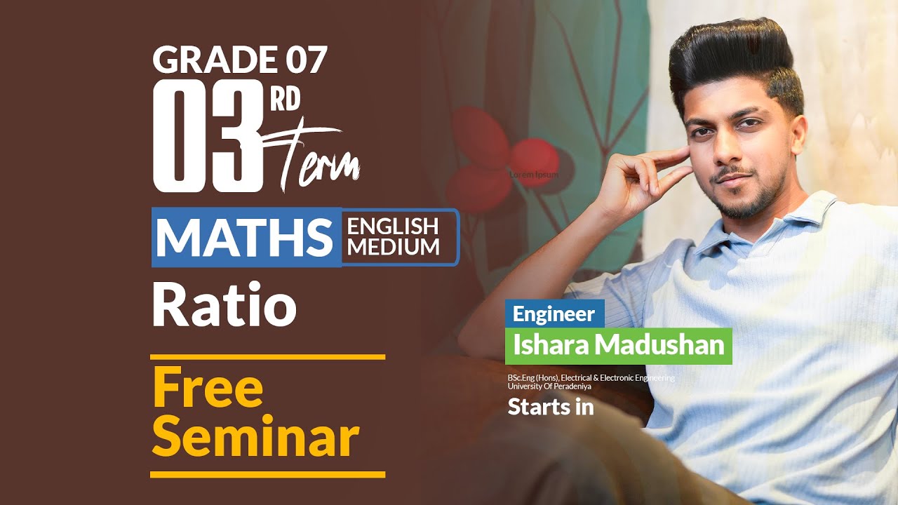 Grade 07 English Medium - 3rd Term Free Seminar