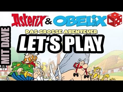Asterix & Obelix: The Great Adventure - Let's Play / Board Game Review (German)