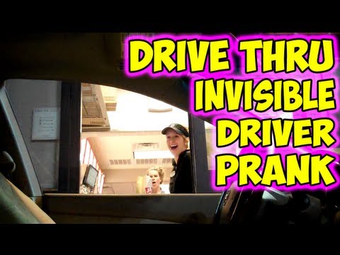 The Empty Car Drive Through Prank!