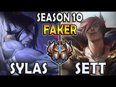 T1 Faker SYLAS vs SETT [ MID ] Patch 10.16 Ranked Korea ✔️