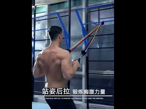 Basketo Black Nylon 11 In 1 Resistance Band, For Gym