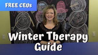 Winter Therapy Guide for Toddlers teachmetotalk.com Laura Mize FREE CEU