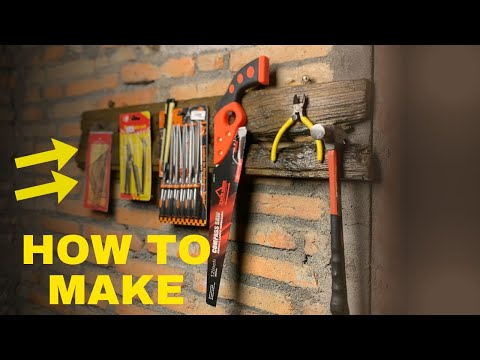 DIY Turning Old Damaged Wood Into a Useful Organizer | RG craft