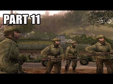 Call of Duty 2 Big Red One Walkthrough PART 11  |  AN EASY DETAIL Campaign
