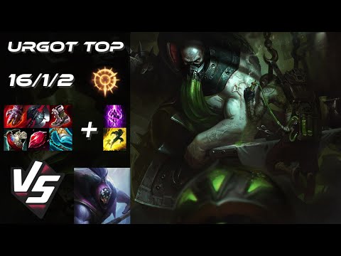 TOP Urgot vs Jax - NA Challenger Patch 14.18