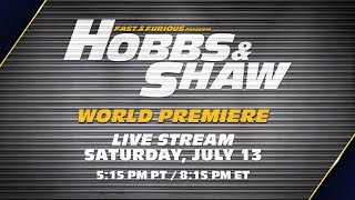 Hobbs & Shaw World Premiere video