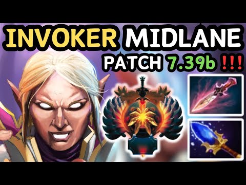 🔥 IMMORTAL INVOKER Midlane Quas Gameplay Patch 7.39b 🔥 Quas Facet - Dota 2