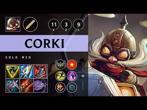 Corki Mid vs Galio - VN Challenger Patch 25.09