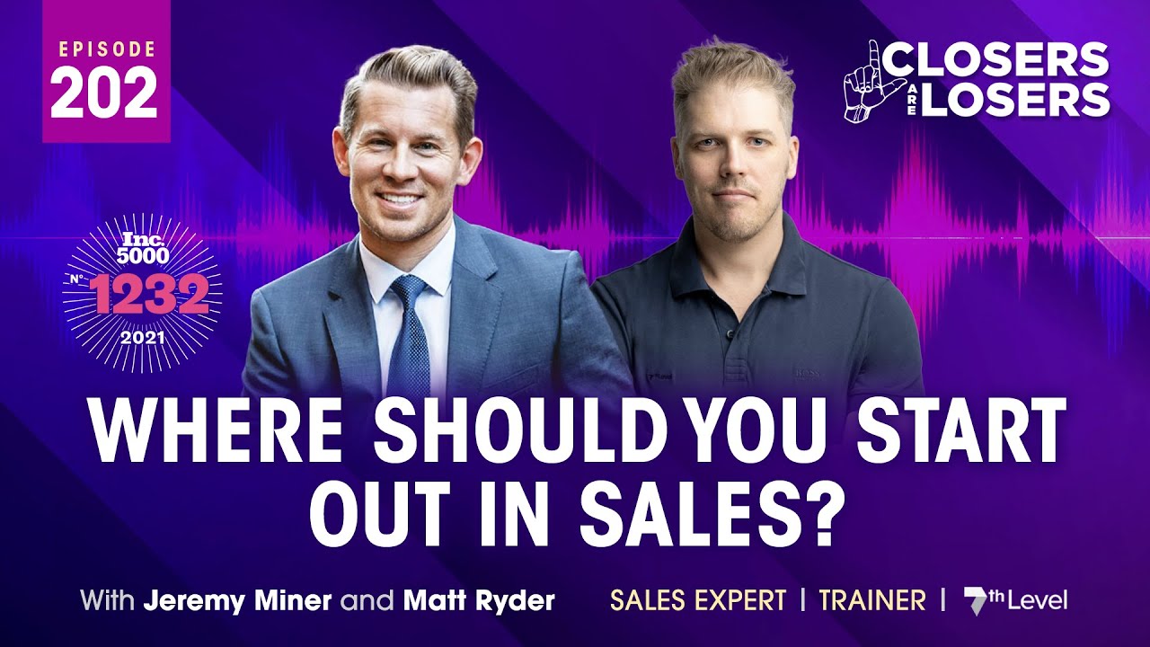 Where Should You Start Out In Sales