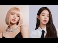 Both Wore Wedding Dresses From Lisa BLACKPINK And Jang Wonyoung IVE Kpopnews Lisa Wonyoung