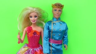 Barbie - Princess Alexa&#39;s Party . Guests: Romy the mermaid,  Nori the fairy and prince Kieran