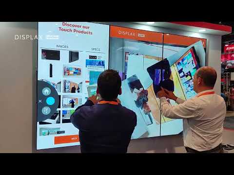 DISPLAX TILE rocking with an Intuiface Experience at InfoComm 2022