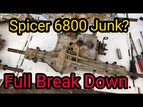 Spicer 6800 Full Break Down