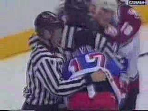 Hockey fight Stevens vs. Helenius
